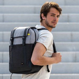 Black with Grey Ultimate Lightweight Computer Backpack for Modern Lifestyles